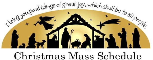 christmas mass schedule