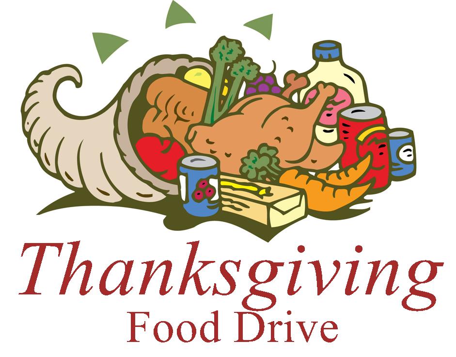 cornucopia of food and words thanksgiving food drive